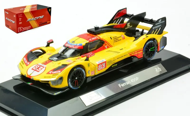 FERRARI 499P N.83 LE MANS 2024 KUBICA-YIFEI-SCARCMAN SIGNATURE 1