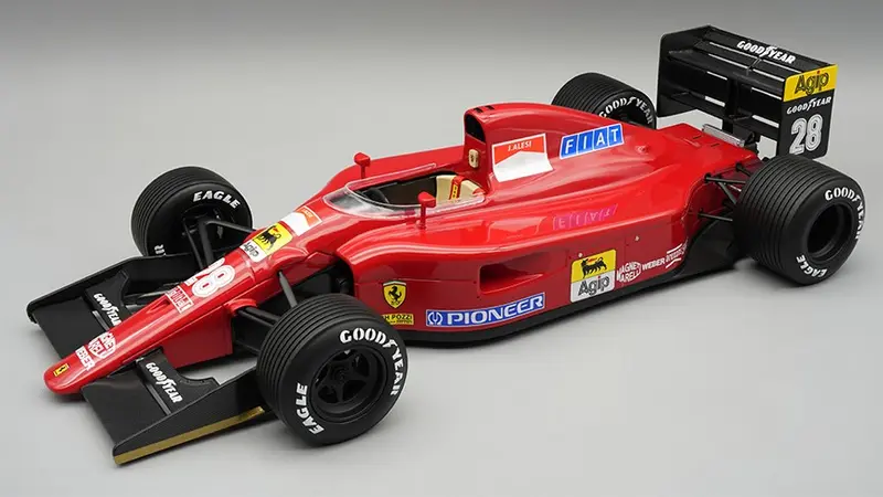 FERRARI 642 F1 N.28 BRITISH GP 1991 RAIN TYRES J.ALESI 1