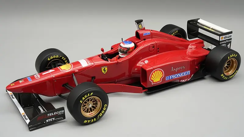 FERRARI F310 N.1 WINN.ITALY GP 1996 M.SCHUMACHER W/DRIVER 1