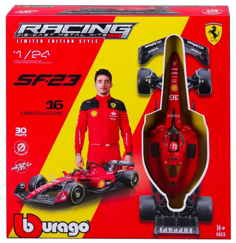 FERRARI SF-23 N.55 CARLOS SAINZ F1 2023 WITH HELMET KIT 1