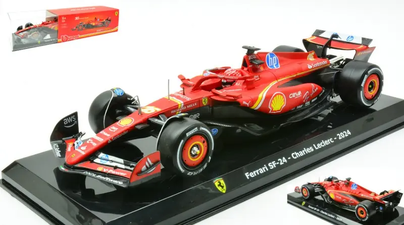 FERRARI SF-24 N.16 2024 CHARLES LECLERC SIGNATURE 1