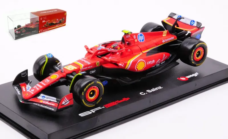 FERRARI SF-24 N.55 F1 2024 CARLOS SAINZ SIGNATURE 1