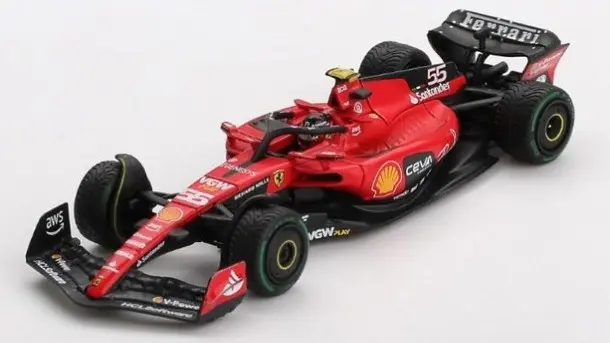 FERRARI SF23 #55 C.SAINZ MONACO GP 2023 "BBR FOR MINI-GT"1