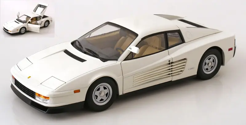 FERRARI TESTAROSSA MONOSPECCHIO 1984 US-VERSION WHITE 1