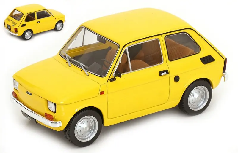 FIAT 126 1972 YELLOW 1