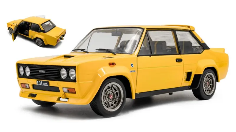 FIAT 131 ABARTH 1980 YELLOW 1