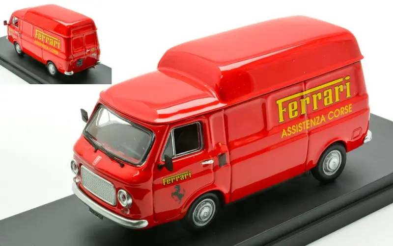 FIAT 238 VAN TETTO ALTO ASSISTENZA CORSE FERRARI 1978 1