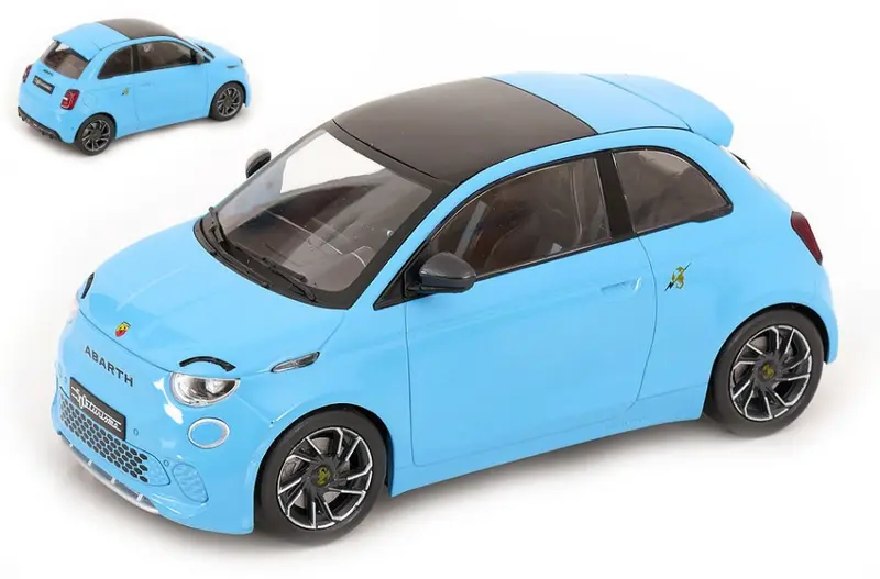 FIAT 500e ABARTH 2024 LIGHT BLUE 1