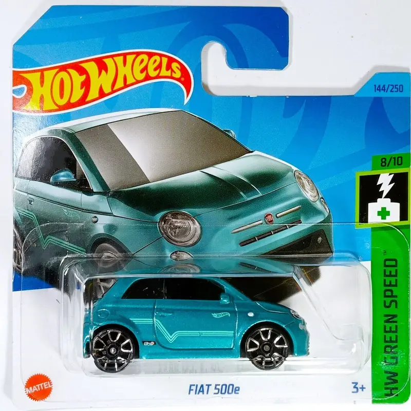 Fiat 500e Light Blue - Hot Wheels - Scala 1/64 Circa