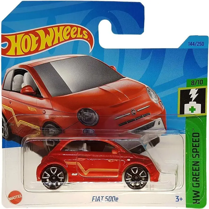 Fiat 500e Red - Hot Wheels - Scala 1/64 Circa
