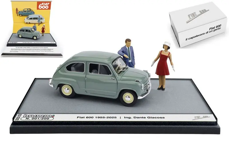 FIAT 600 1a SERIE 1955 70mo ANNIVERSARIO LIMITED Pz.200 1