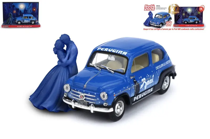 FIAT 600 D BERLINA 1960 BACI PERUGINA ED.LIM.PCS 200 1