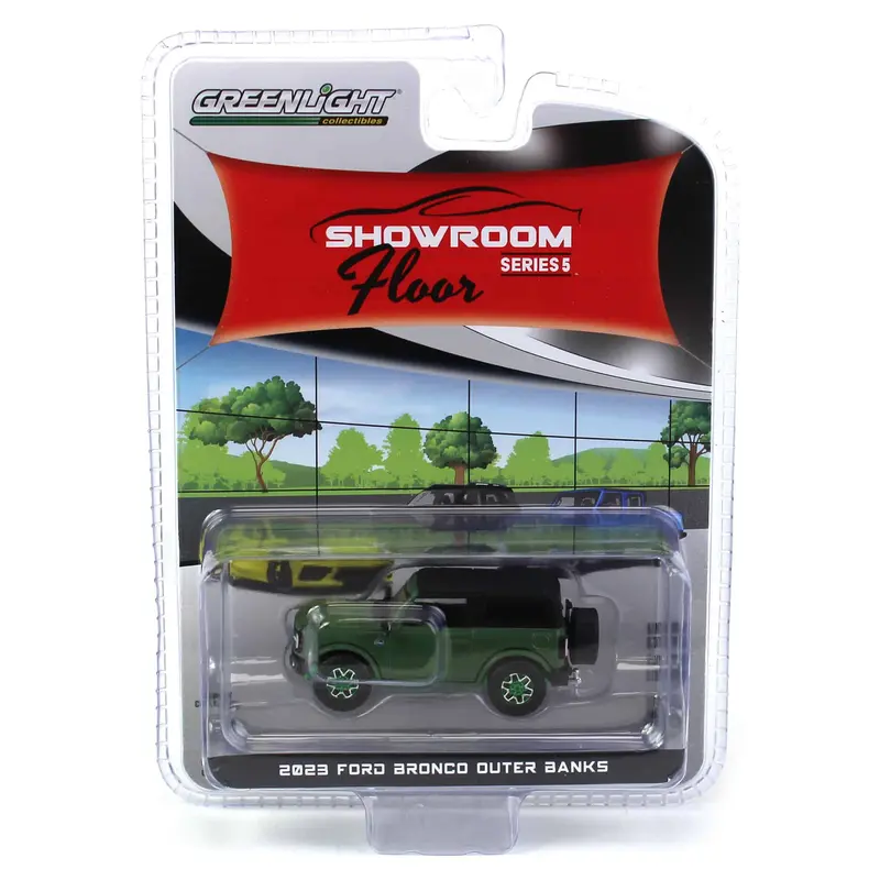 Ford Bronco Outer Banks 2023 Green - Greenlight - Scala 1/64