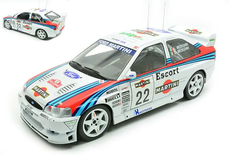 FORD ESCORT WRC N.22 RALLY SANREMO 1998 MEDEGHINI-CAPOFERRI 1