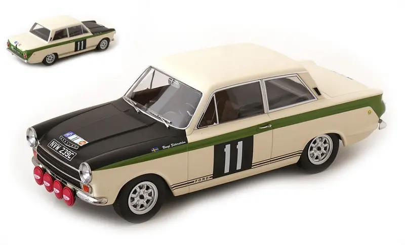 FORD LOTUS CORTINA MKI N.11 WINN.RAC RALLY 1966 SODERSTROM-PALM 1