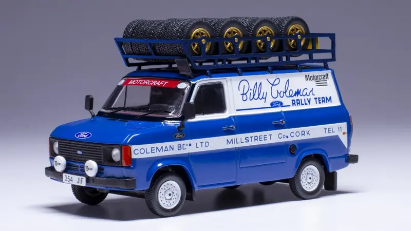 FORD TRANSIT MKI BILLY COLEMAN RALLY TEAM W/ROOF RACK AND WHEELS 1