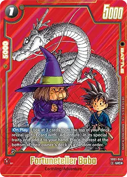 Fortuneteller Baba (SB01-049) - Manga Booster 01 [Fusion World] (Alternate Art) [SB01-049]