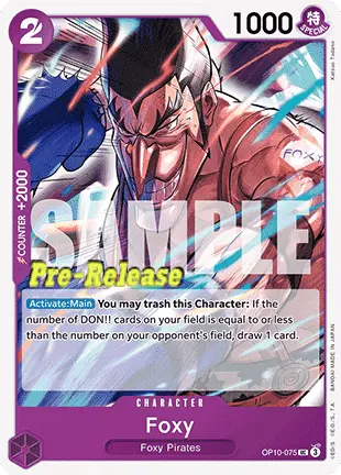 Foxy (OP10-075) - Promos