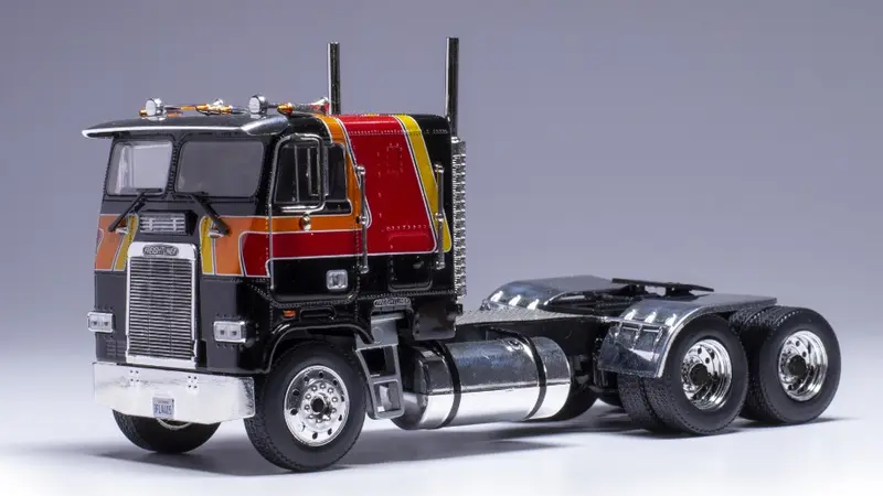 FREIGHTLINER FLA 1993 BLACK/ORANGE 1