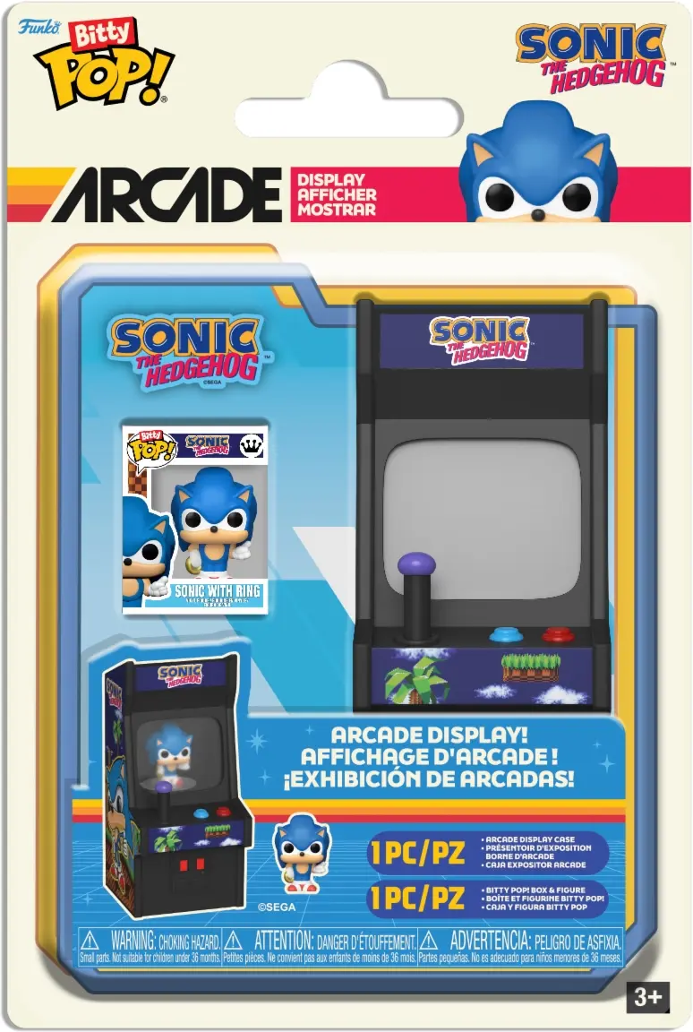 Funko Bitty Pop Arcade Display - Sonic The Hedgehog