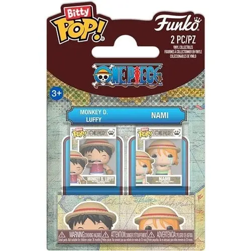 Funko Bitty Pop! One Piece - Monkey D. Luffy & Nami (2-Pack)