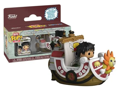 Funko Bitty Pop Rides! One Piece - Monkey D. Luffy and Thousand Sunny