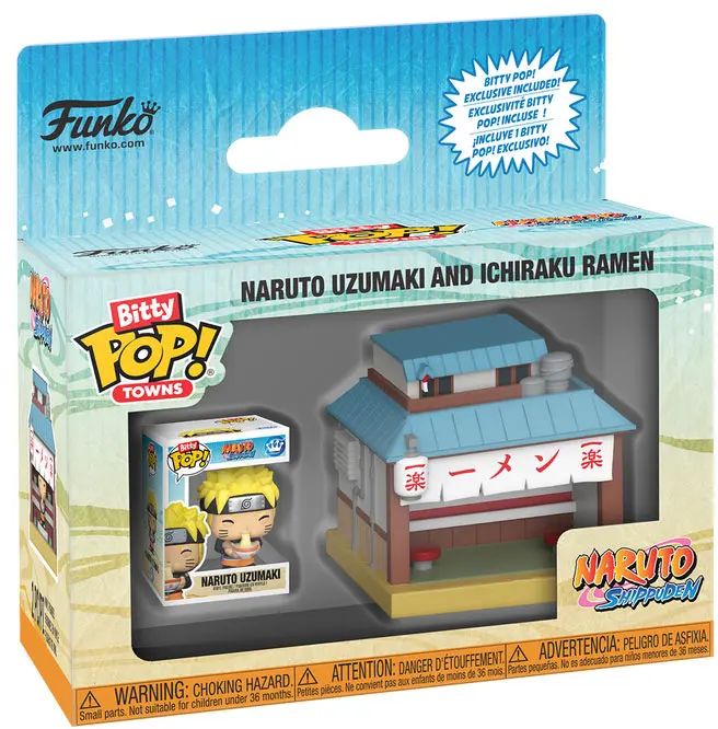 Funko Bitty Pop Towns! Naruto - Naruto Uzumaki and Ichiraku Ramen