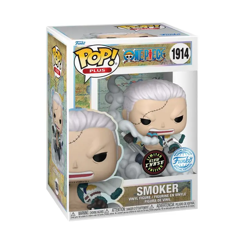 Funko Pop! One Piece - Smoker (Glow Chase Limited Edition, Special Edition) (1914)
