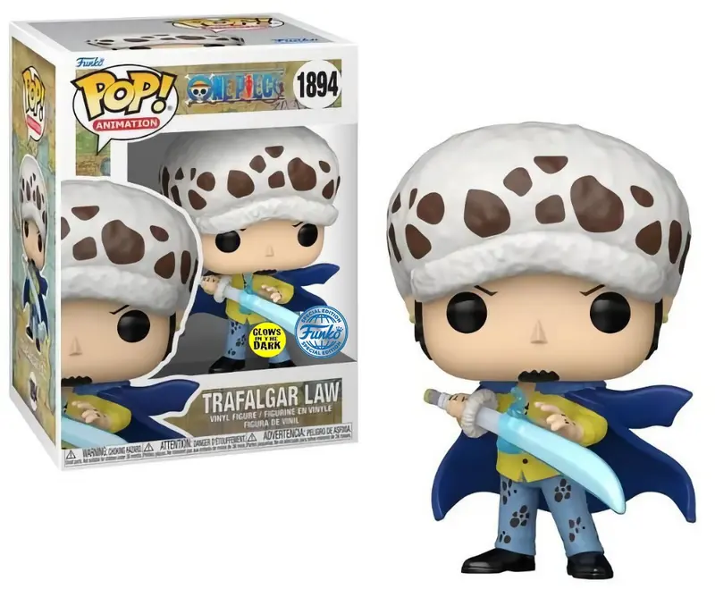 Funko Pop! One Piece - Trafalgar Law with Blue Anesthesia (Glow in the Dark, Special Edition) (1894)