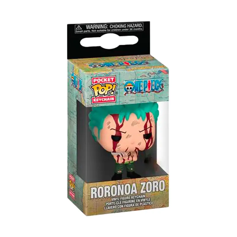 Funko Pop Pocket Keychain! One Piece - Roronoa Zoro (Nothing Happened)