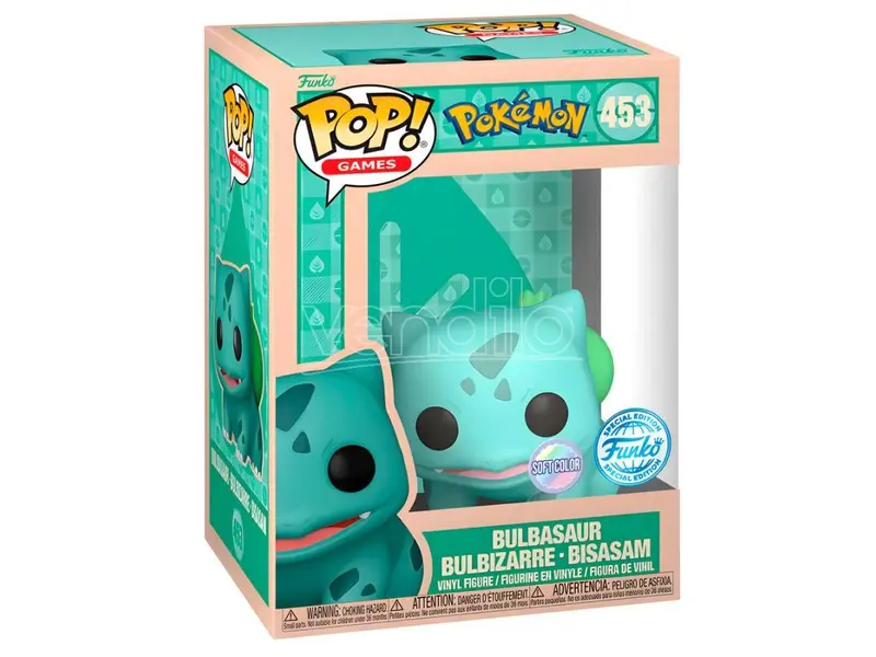 Funko Pop! Pokemon - Bulbasaur (Soft Color, Special Edition) (453)