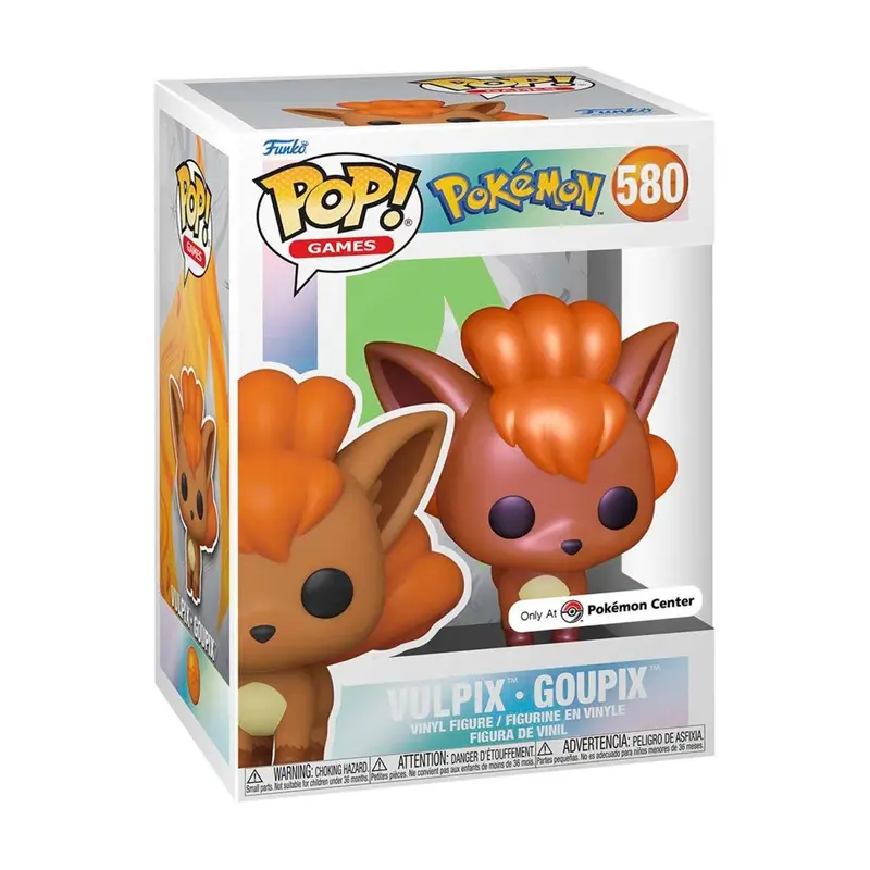 Funko Pop! Pokemon - Vulpix (Pearlescent, Only at Pokemon Center) (580)