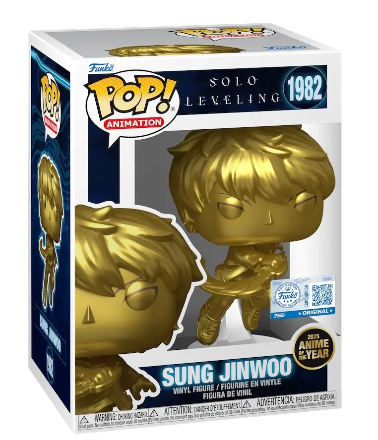 Funko Pop! Solo Leveling - Sung Jinwoo (Gold, Special Edition) (1982)