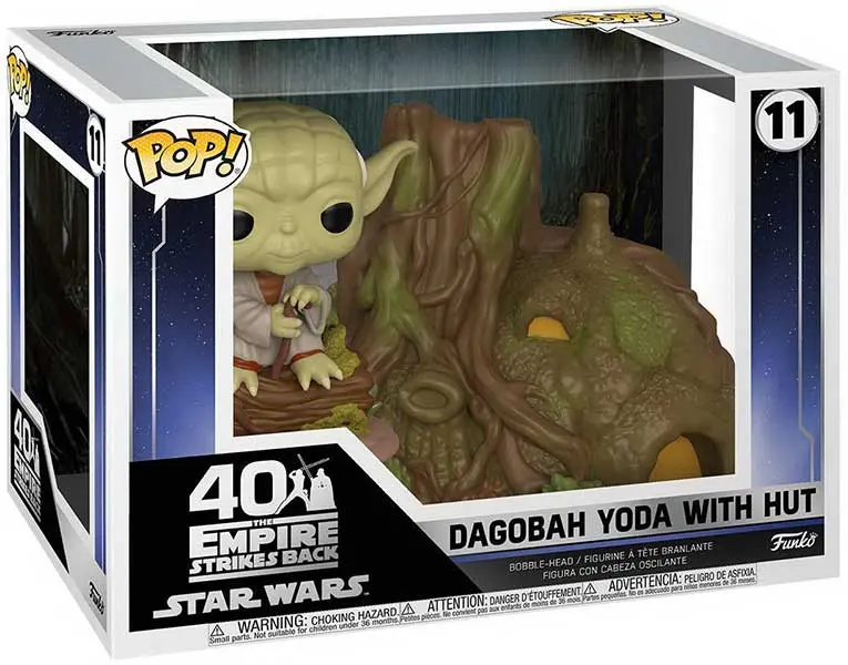 Funko Pop! Star Wars The Empire Strikes 40th - Dagobah Yoda with Hut (11)