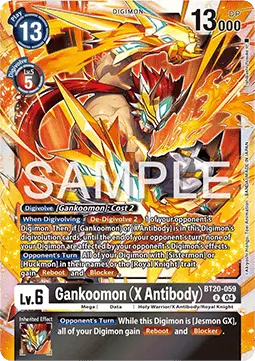Gankoomon (X Antibody) (BT20-059) - Special Booster Ver 2.5 (Rare) [SB2.5-059]