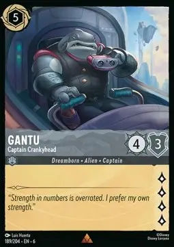 Gantu - Capitano Irritabile - Mare di Azzurrite (Rare) [6AZS-189]