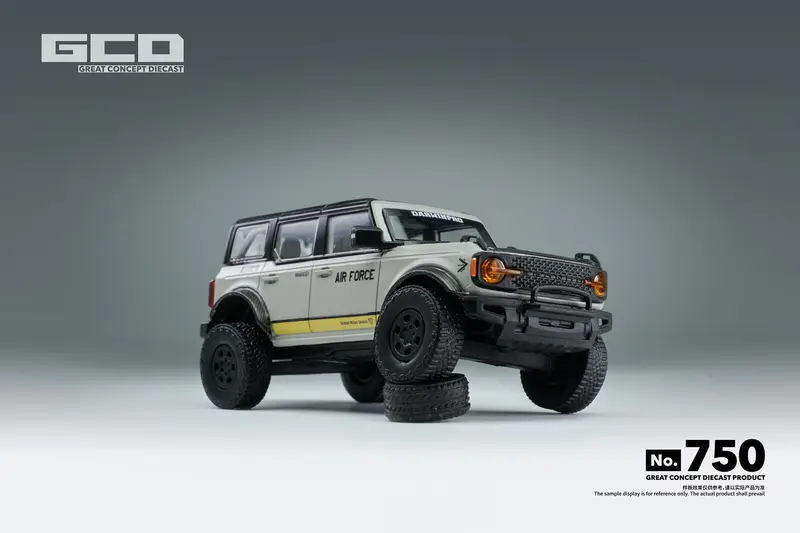 GCD - Ford Bronco DarwinPRO AIR FORCE Grey - Scala 1/64 KS-022-750