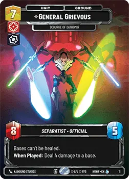 Generale Grievous, Flagello Di Dathomir - Mondi di Origine