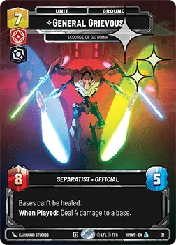 Generale Grievous, Flagello Di Dathomir - Mondi di Origine