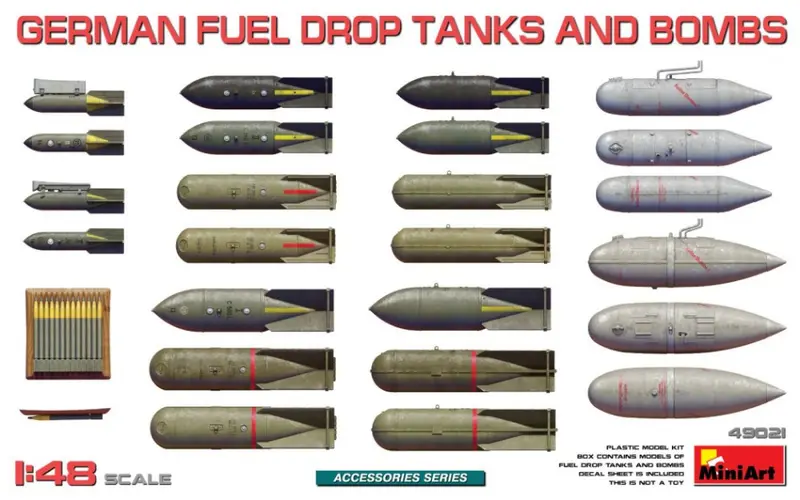 GERMAN FUEL DROP TANKS AND BOMBS KIT 1