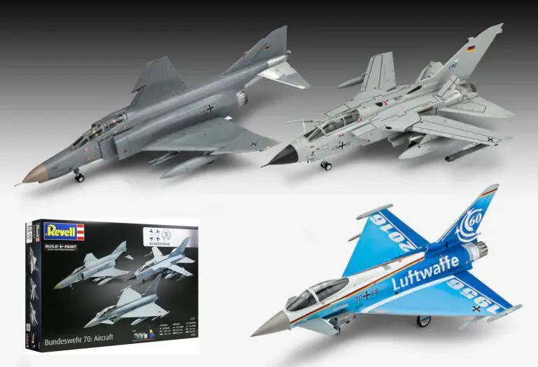 GIFT SET 70 YEARS BUNDESWEHR TIPHOON, PHANTOM, TORNADO KIT 1