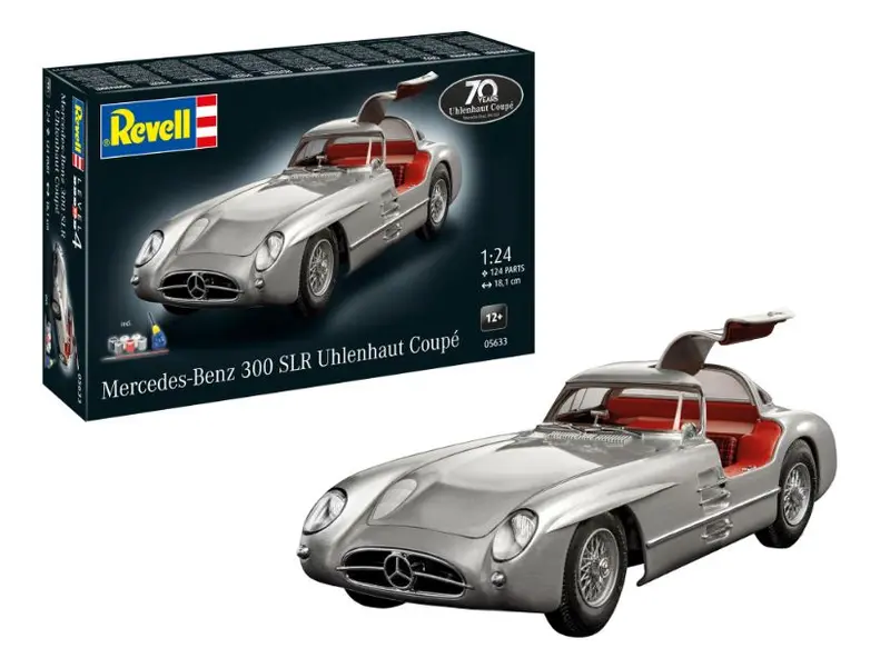 GIFT SET MERCEDES 300 SLR UHLENHAUT COUPE' 70th ANNIVERSARY KIT 1