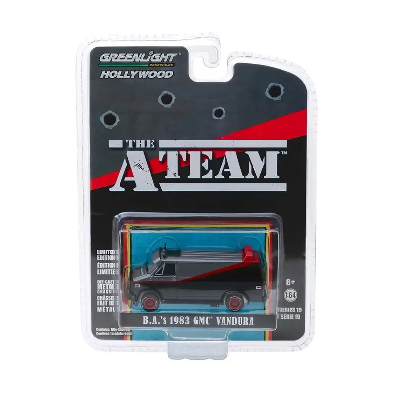 GMC Vandura B.A.'s 1983 Red Wheels Limited Edition A Team - Greenlight - Scala 1/64