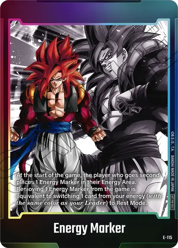 "Gogeta" Energy Marker E-115 [ Inglese / Giapponese ]