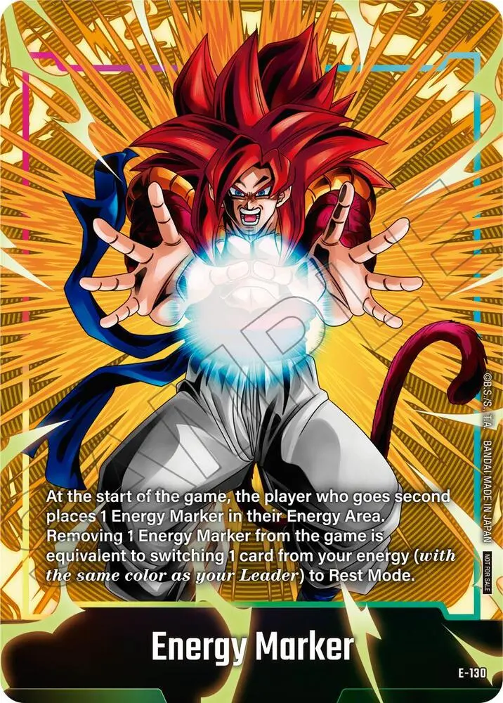 "Gogeta" Energy Marker E-130 [ Inglese / Giapponese ]