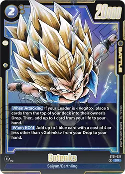 Gotenks (ST01-021) - Story Booster 01 [Fusion World] (Super Rare) [ST01-021]