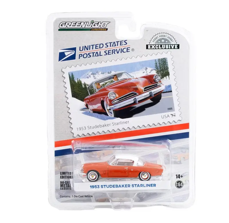 Greenlight - 1953 Studebaker Starliner Red USPS Hobby Exclusive - Scala 1/64
