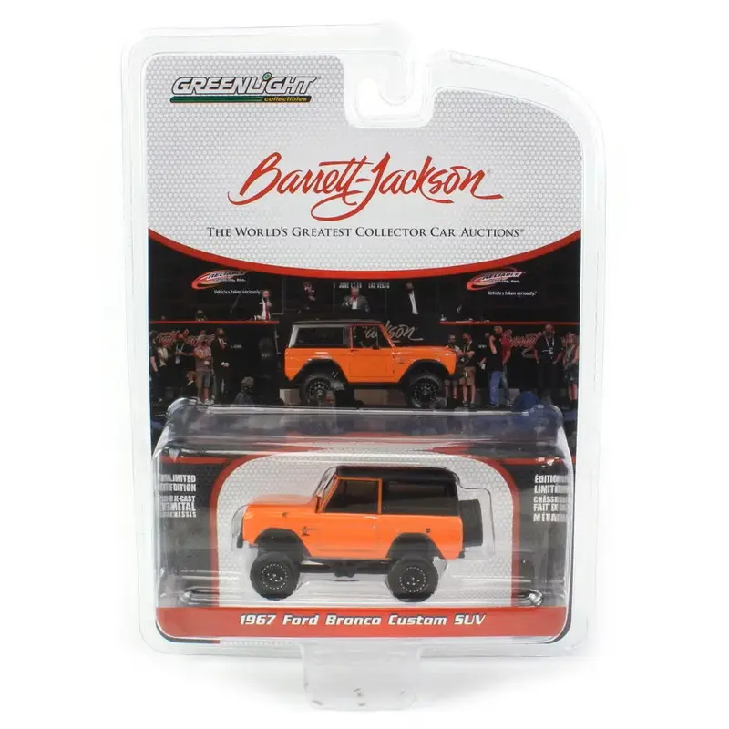 Greenlight - 1967 Ford Bronco Custom SUV (Lot #1267) - Series Barrett Jackson - Scala 1/64