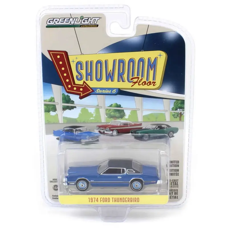 Greenlight - 1974 Ford Thunderbird Blue Starfire Showroom Floor Series - Scala 1/64