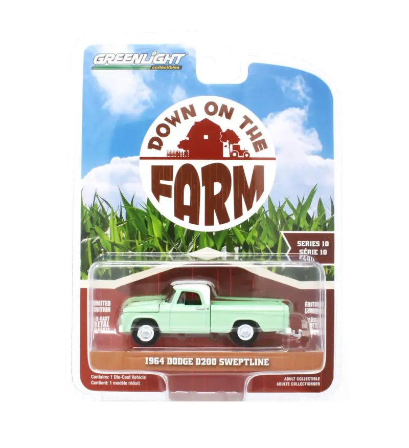 Greenlight Collectibles - 1964 Dodge D-200 Sweptline - Down on the Farm Series - Scala 1/64